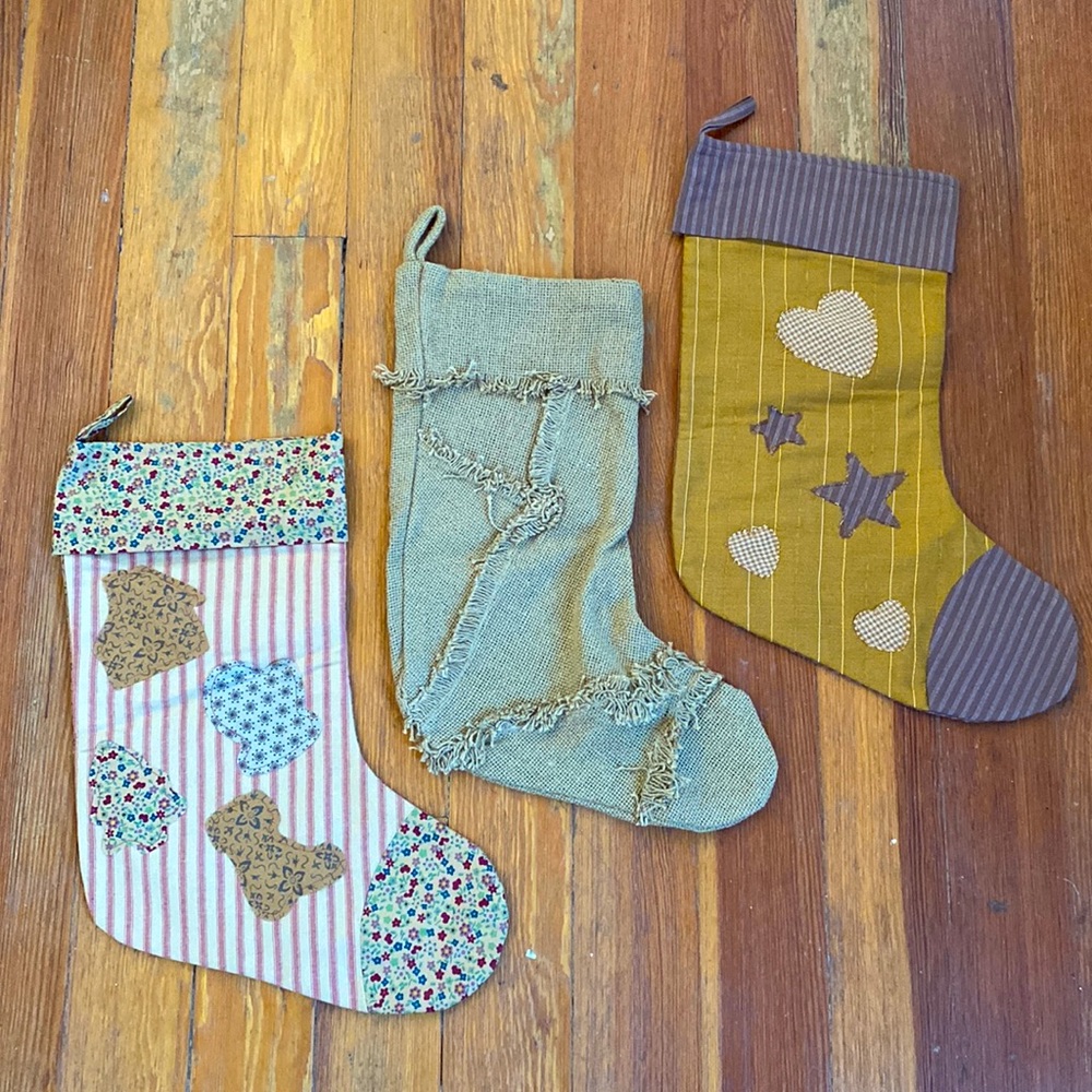 Rustic Stocking Set - Picture 1 of 6